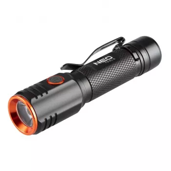 NEO TOOLS USB C 2000 lm CHN LED Akku-Taschenlampe