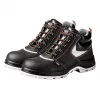 NEO TOOLS Arbeitsschuhe Leder Größe 39 CE - S3 Sicherheitsstiefel mit Stahlkappe, Schwarz