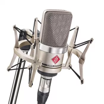Neumann TLM 102 NI Studio Set - Großmembran-Kondensatormikrofon mit Spinne, Nickel