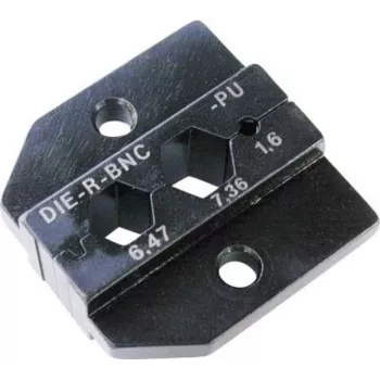Neutrik DIE-R-BNC-PU Crimpeinsatz für rearTWIST BNC-Steckverbinder, Schwarz