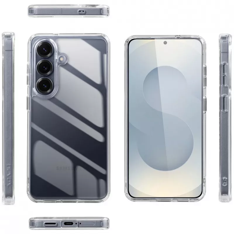 Nevox StyleShell SHOCKFlex Protective Case für Samsung Galaxy S26 Plus, Transparent