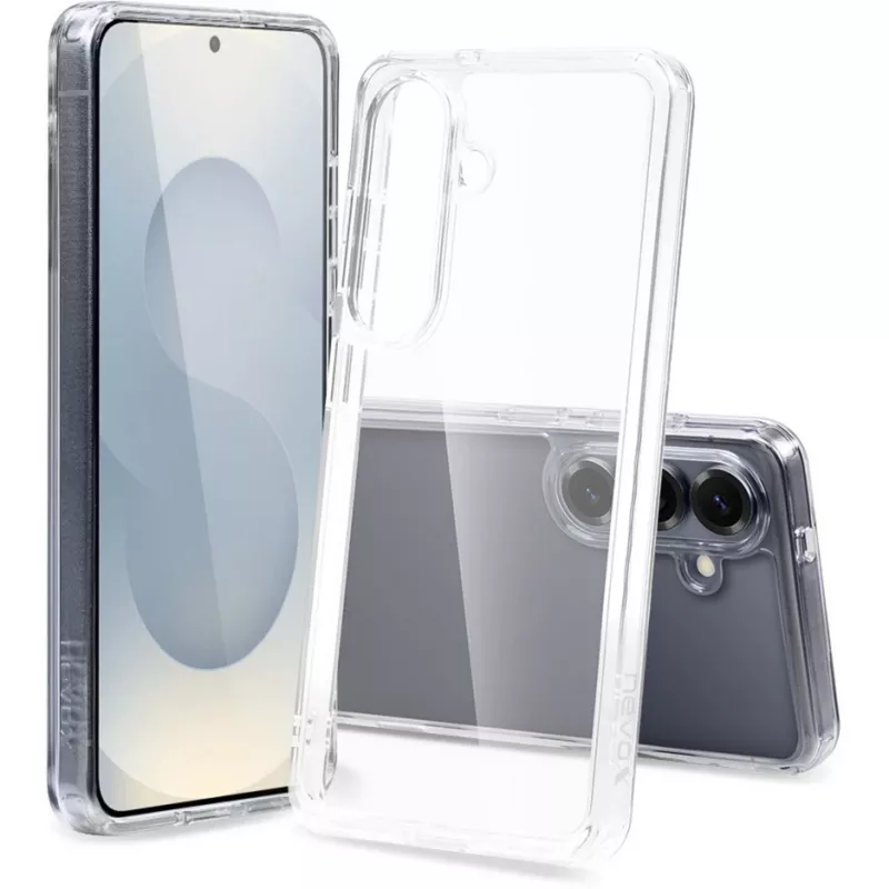 Nevox StyleShell SHOCKFlex Protective Case für Samsung Galaxy S26 Plus, Transparent