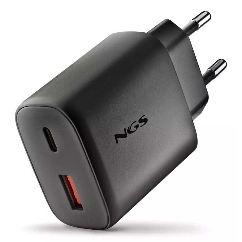 NGS ERA 45W USB-C + USB-A Netzteil (Schwarz)