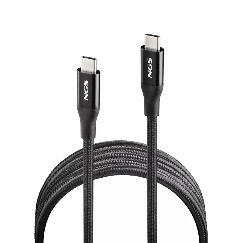 NGS KNOT USB-C auf USB-C Kabel 2m 240W Schwarz