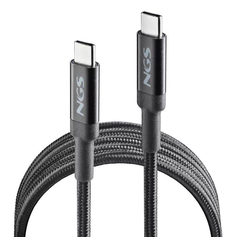 NGS USB-C auf USB-C Kabel 65W 3M Schwarz