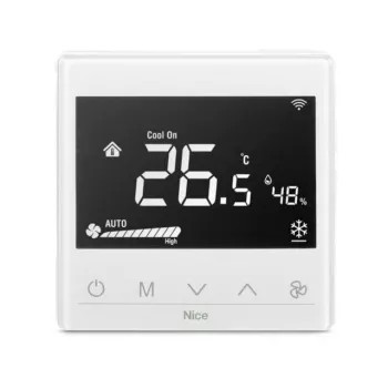 Nice Fan2-Control Smart Thermostat für Fan-Coil-Geräte, Weiß
