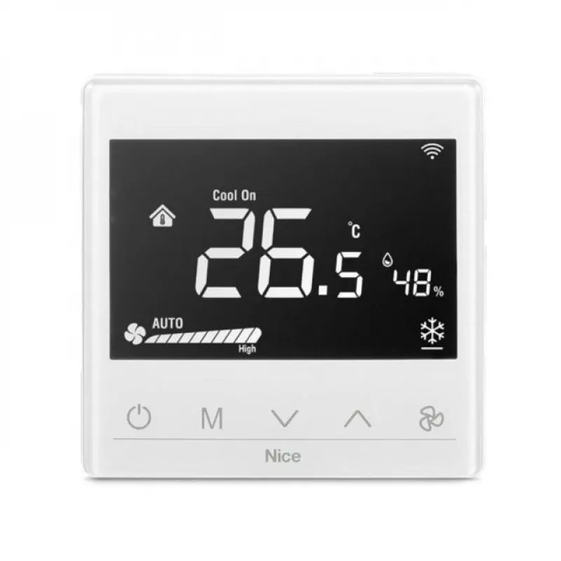 Nice Fan2-Control Smart Thermostat für Fan-Coil-Geräte, Weiß