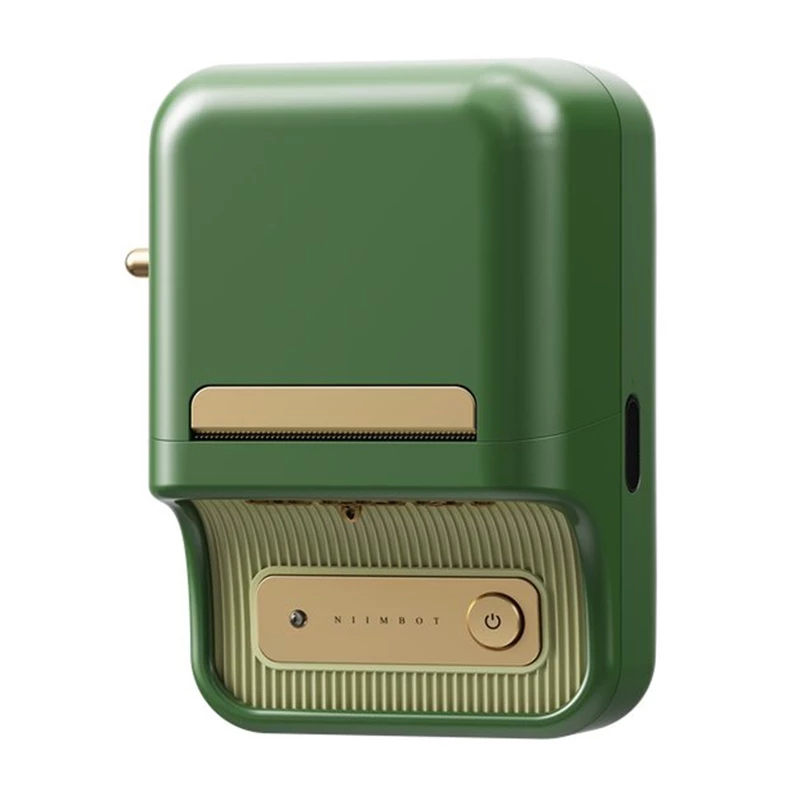 NIIMBOT B21 Pro Tragbarer Etikettendrucker (Dunkelgrün)