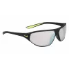 NIKE AEROSWIFTEDQ0 Unisex Sport Sonnenbrille - Matt Schwarz, Grau getönt, 65mm Glas