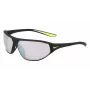 NIKE AEROSWIFTEDQ0 Unisex Sport Sonnenbrille - Matt Schwarz, Grau getönt, 65mm Glas