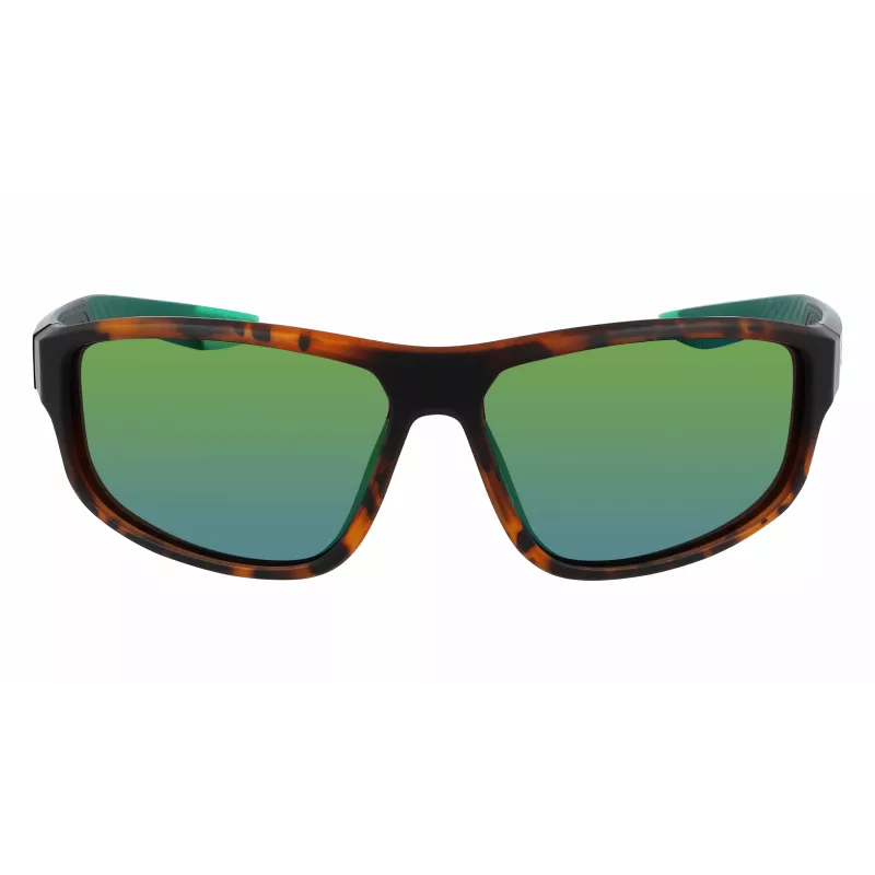 Nike Brazen Fuel MDJ Sonnenbrille - Schwarzer Rahmen, graues Glas mit silbernem Flash-Spiegel