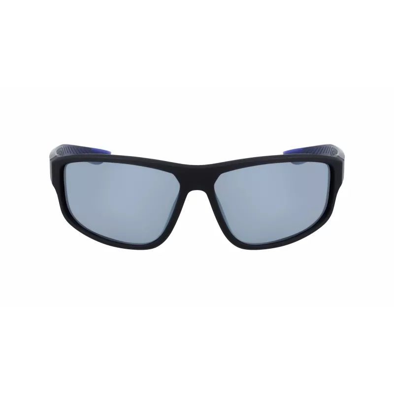 NIKE Brazenfield Herren-Sonnenbrille - Matt schwarzer Rahmen, graue Polycarbonat-Gläser, 62/14/130 mm