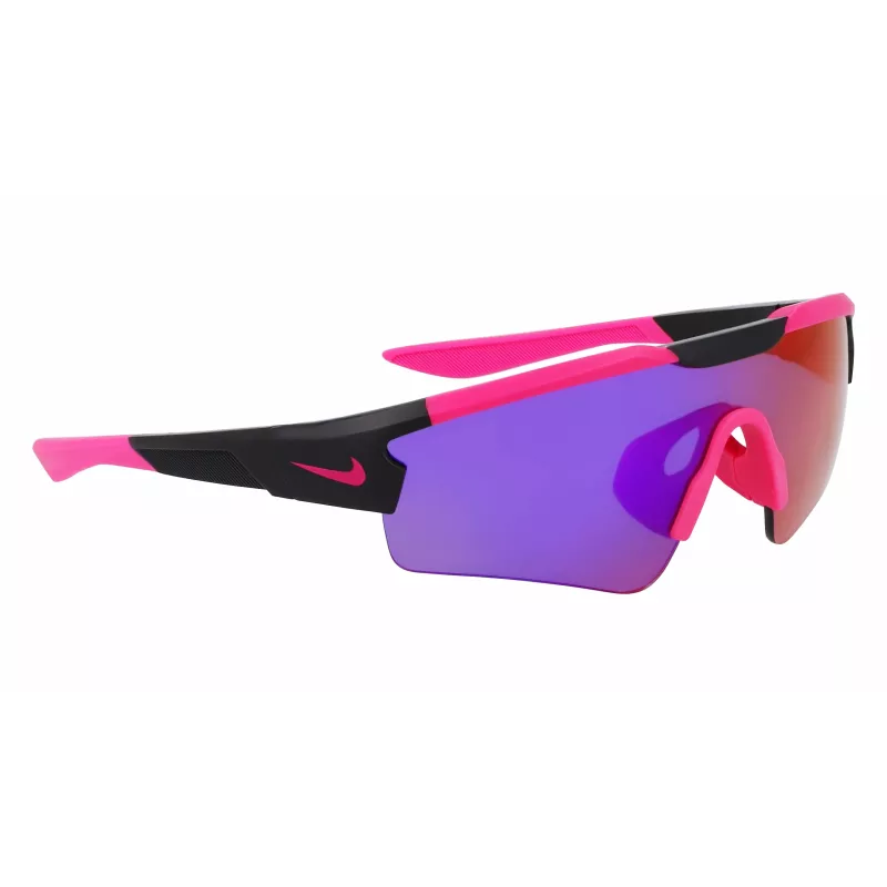 Nike Kinder Cloak Sonnenbrille - Matt Schwarz, Rauchgraue Gläser, UV400-Schutz