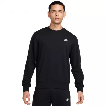 Nike Club Fleece Herren Crewneck Sweatshirt Schwarz FN3888 010 M