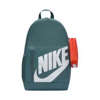 Nike Elemental Rucksack-Set Grün mit orangefarbenem Federmäppchen HJ4186 382