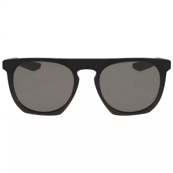 NIKE Flatspot EV09 Herren-Sonnenbrille - Matt Schwarzer Rahmen, Graue Gläser, 52 mm