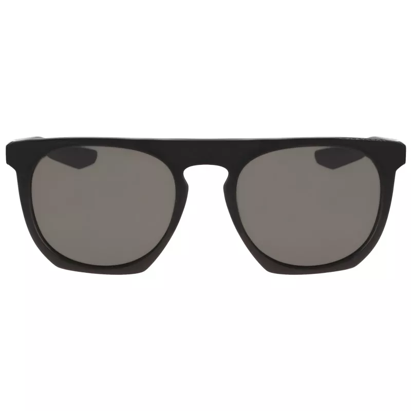 NIKE Flatspot EV09 Herren-Sonnenbrille - Matt Schwarzer Rahmen, Graue Gläser, 52 mm