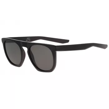 NIKE Flatspot EV09 Herren-Sonnenbrille - Matt Schwarzer Rahmen, Graue Gläser, 52 mm