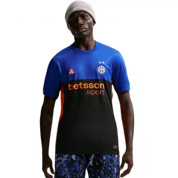 Nike Inter Mailand 2025/2026 Stadium Special Edition Herren-Fußballtrikot Schwarz/Blau IM6998 413 Größe L
