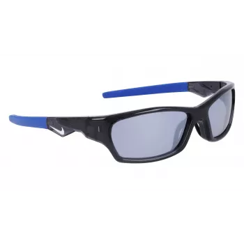 Nike Jolt Kinder-Sonnenbrille - Matt Schwarz / Rauchgrau - 57 mm Gläser