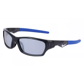 Nike Jolt Kinder-Sonnenbrille - Matt Schwarz / Rauchgrau - 57 mm Gläser