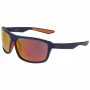 NIKE PremierStride Herren-Sonnenbrille - Matt Schwarz, Smoke Grey Gläser, 63 mm