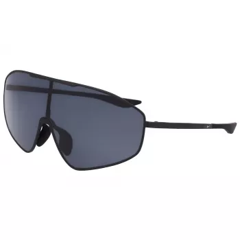 NIKE Unisex ECHOSHIELD2IF Sportbrille - Matt Schwarz, Smoke Grey Linse, 66 mm