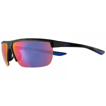 NIKE Unisex NIKETEMPESTSE Sonnenbrille - 67/12/122 mm - Matt Schwarz Rahmen, Rauchgraue Gläser