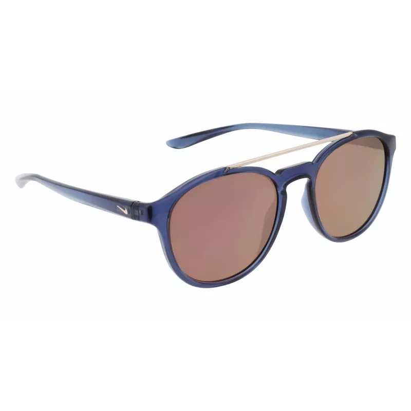 NIKE Unisex Sonnenbrille NKEKISMETEV1 (Glas/Steg/Bügel) 54/19/145 mm Schwarz/Grau