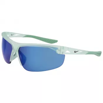 NIKE Windtrack MFV Herren-Sportsonnenbrille - Matt Schwarz, Rauchgraue Gläser, 75/7/135 mm