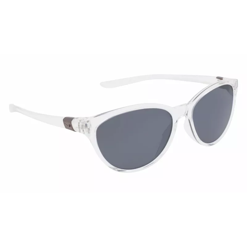 NIKE Damen Citypersonad Sonnenbrille - Schwarzer Rahmen, Graue Gläser, 57 mm