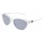 NIKE Damen Citypersonad Sonnenbrille - Schwarzer Rahmen, Graue Gläser, 57 mm