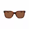 NIKE Damen NKFV2412-203 Sonnenbrille Dunkelbraun Quadratischer Rahmen Braune getönte Gläser 51/18/135 mm