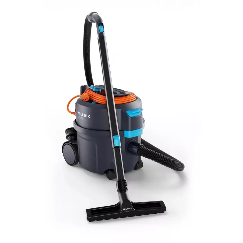 Nilfisk 107421157 Trockensauger aus recyceltem Kunststoff, 800 W, 10 L, 69 dB, 10 m Kabel