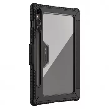 Nillkin Bumper Leather Case Pro für Samsung Galaxy Tab S9 - Schwarz