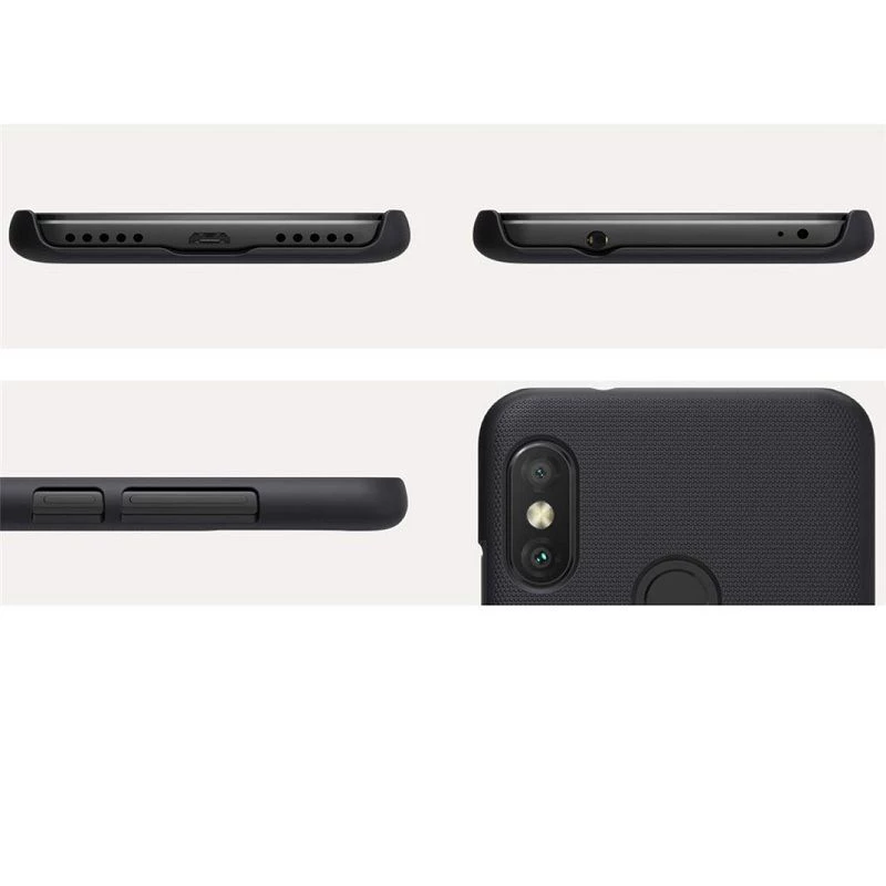 Nillkin Super Frosted Shield Case für Xiaomi Redmi Note 6 Pro - Schwarz
