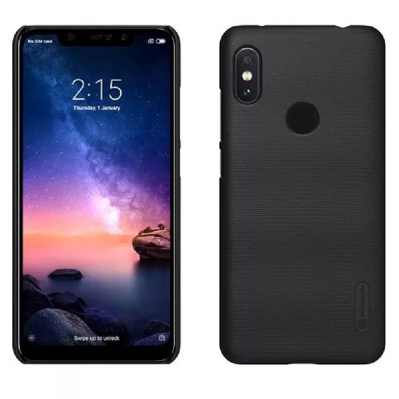 Nillkin Super Frosted Shield Case für Xiaomi Redmi Note 6 Pro - Schwarz