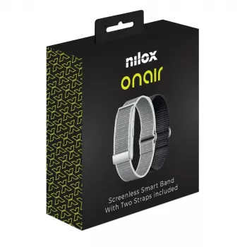 Nilox OnAir Screenless Band Silber/Schwarz