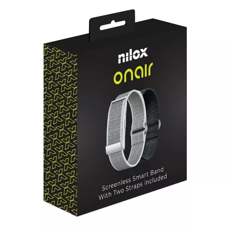 Nilox OnAir Screenless Band Silber/Schwarz