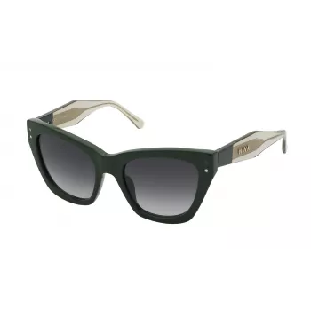 NINA RICCI Damen Cat-Eye-Sonnenbrille SNR3235406WT White Tortoise Grey Gradient 54mm