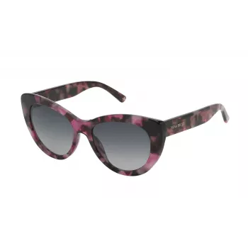 NINA RICCI Damen Katzenaugen-Sonnenbrille SNR3755309SJ Havana Braun Verlauf 53mm