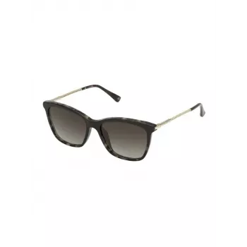 NINA RICCI Damen-Sonnenbrille SNR267-5403KU Havana Brown Gradient Butterfly Acetat 54mm