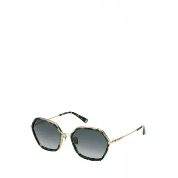 NINA RICCI Damen-Sonnenbrille SNR268-56092I Brown Havana Butterfly Acetat