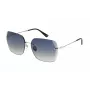 Nina Ricci Damen-Sonnenbrille SNR271V60300Y Schmetterling Oversized Dunkelbraun Havanna Gradient Braun 60mm