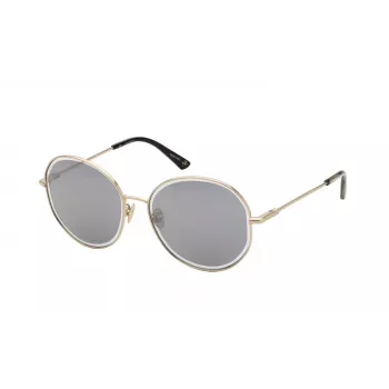 NINA RICCI Damen-Sonnenbrille SNR320M58300Y Butterfly Acetatrahmen Grau Verlaufsglas 58mm