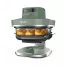 Ninja AS090EUGN 5-in-1 XL Glass Air Fryer Crispi Pro, 5,7 l, 2050 W, Moosgrün