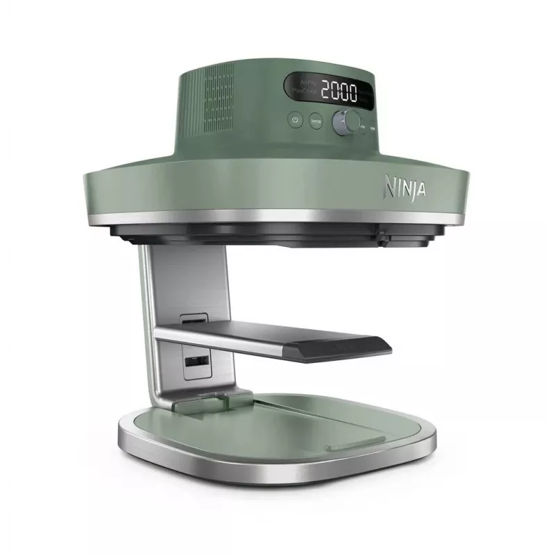 Ninja AS090EUGN 5-in-1 XL Glass Air Fryer Crispi Pro, 5,7 l, 2050 W, Moosgrün