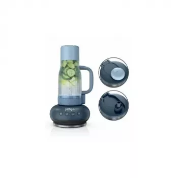 Ninja BlendBoss DB351EUCY 1200W Standmixer mit 2,1-L-Krug und 700-ml-Personalbecher, Cyberspace