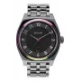 NIXON Herrenuhr A325-1698-00 40mm Edelstahlgehäuse Lederarmband Japanisches Quarzwerk
