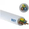 NKT YDYp 3x1,5 mm² 450/750V PVC-Stromkabel 100m Rolle Weiß